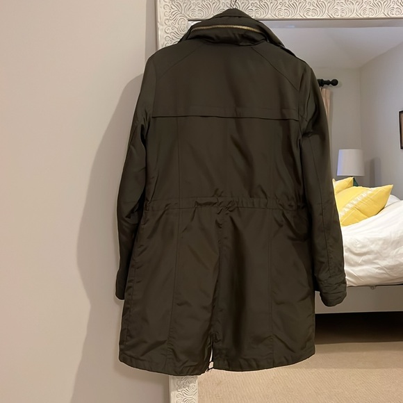 Michael Michael Kors Olive Green Rain Jacket - Picture 5 of 11